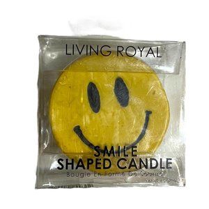 SOLD Smiley Candle